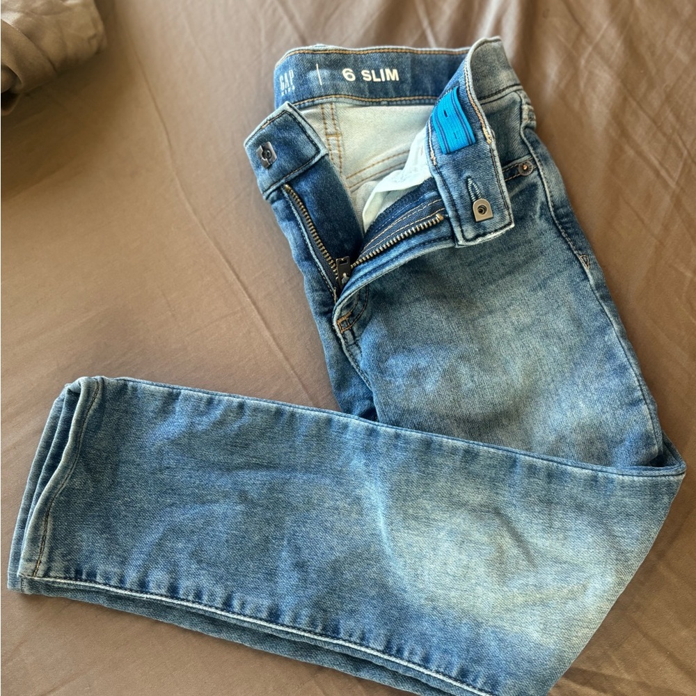 GAP Kids Slim Fit Blue Jeans